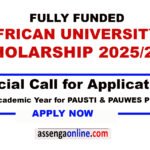 Fully Funded Scholarships at Pan African University (PAU)