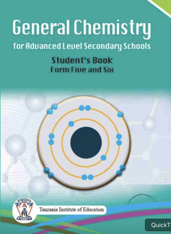 General Chemistry Form Five TIE Book – Download Free PDF