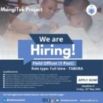 📢 New Job Opening: Field Officer at MsingiTek Project – Join TEDI in Transforming Education in Tabora!