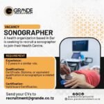Sonographer jobs in Dar es Salaam, Medical imaging jobs Tanzania, Healthcare recruitment in Tanzania, Grande Recruitment Tanzania, Diagnostic ultrasound jobs East Africa, Certified sonographer job openings, Radiology and imaging careers Tanzania,