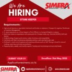 📦 Simera Transport is Hiring: Experienced Store Keeper Wanted!