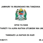 🇹🇿 Government Teaching & Technical Jobs Available in Tanzania – 2,326 Vacancies Announced (June 2025)