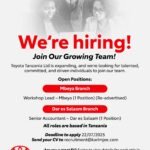 Job Opportunities at Toyota Tanzania Ltd