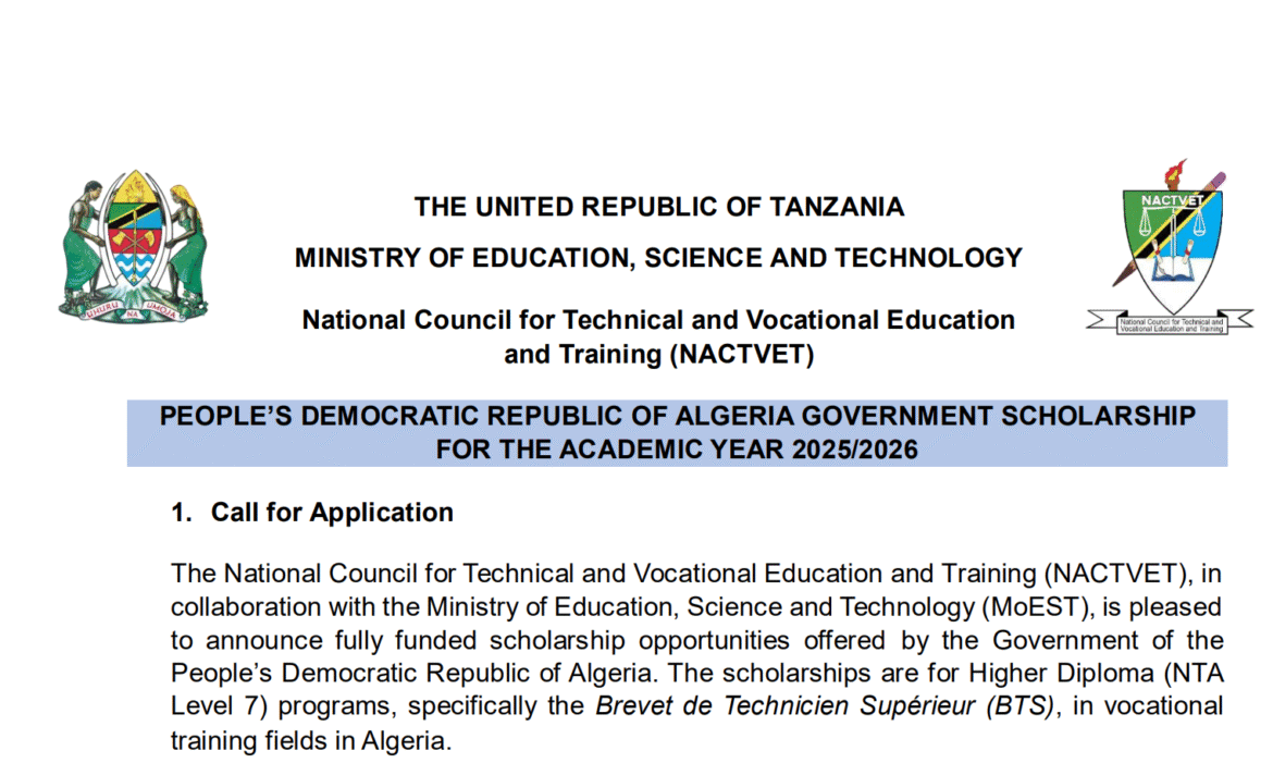 Fully Funded Algeria Scholarship for Higher Diploma in Veterinary Fields – Apply Now for 2025/2026
