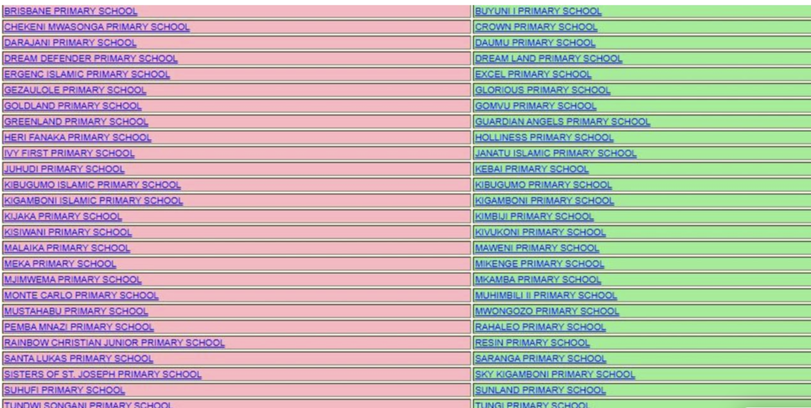 Matokeo ya darasa la nne 2025 Necta