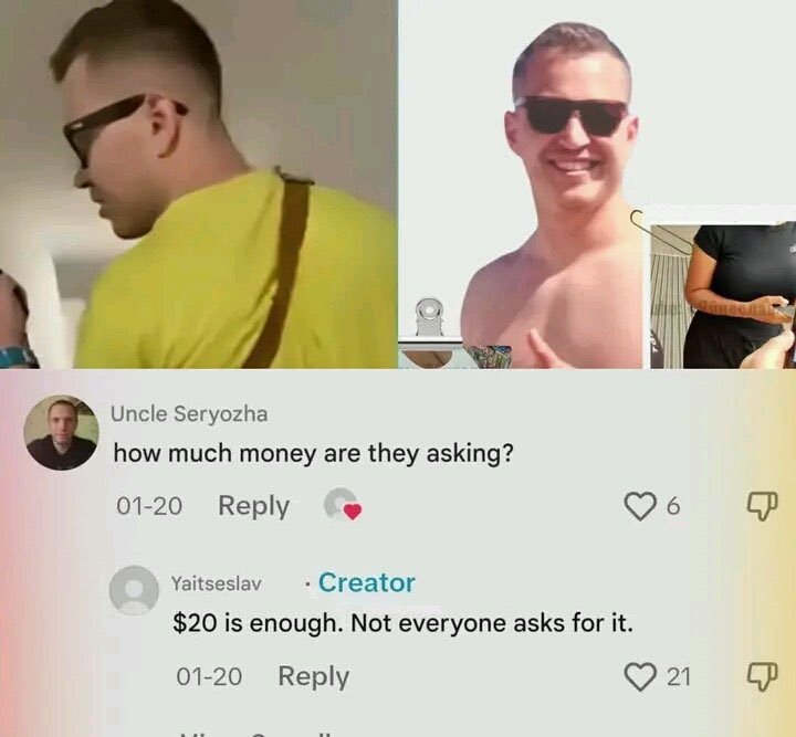 Russian guy in Kenya trending videos