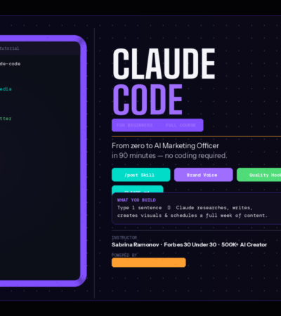 Claude Code for Beginners: What Sabrina Ramonov's Ultimate Tutorial Teaches You (And Why It Works)