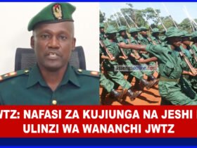 Fomu ya kujiunga na JWTZ 2026