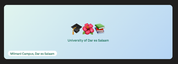 Coneection Mwananfunzi wa UDSM