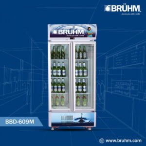 Bruhm Beverage Cooler 409L Double Door BBD-409M | Friji za Bruhm