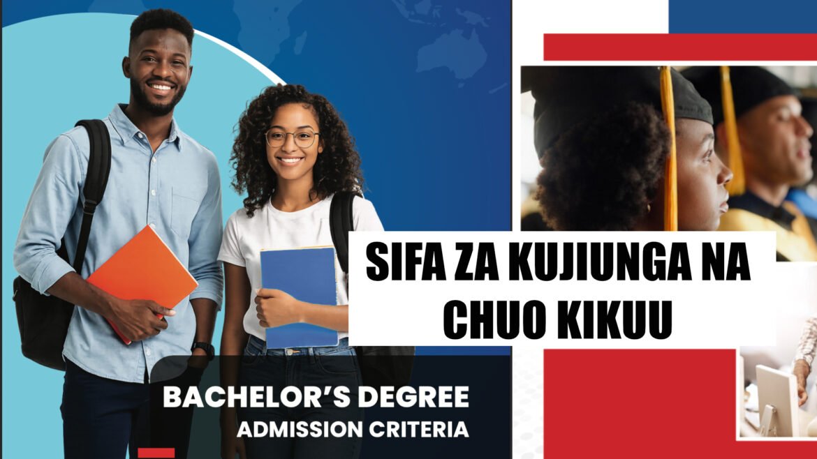 Bachelor Degree Admission Criteria for 2026/2027