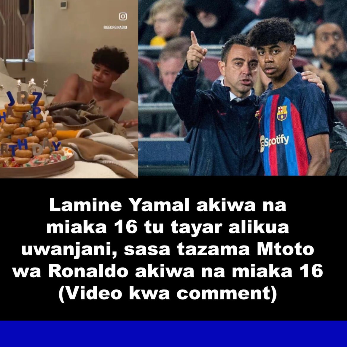 Cristiano Jr celebrates his 16th Birthday.