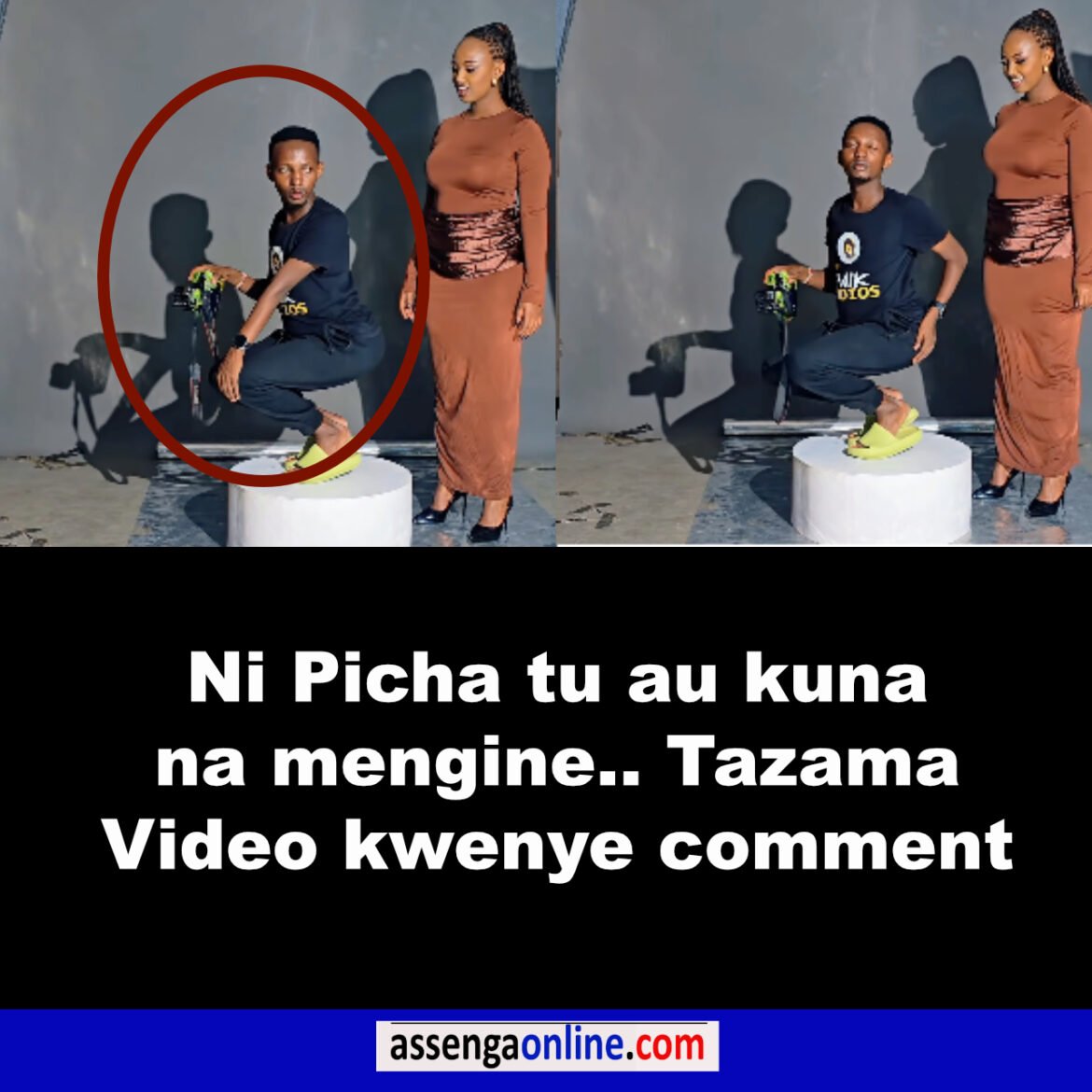 A Kenyan photographer has gone viral online due to the unusual poses he strikes while photographing women.
